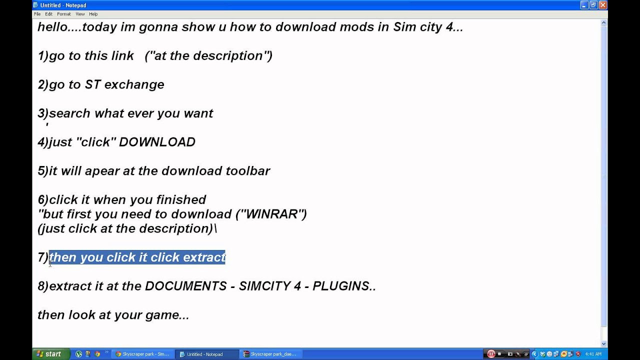Simcity 4 how to install mods free